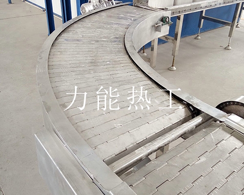 成都不锈钢链板转弯输送机